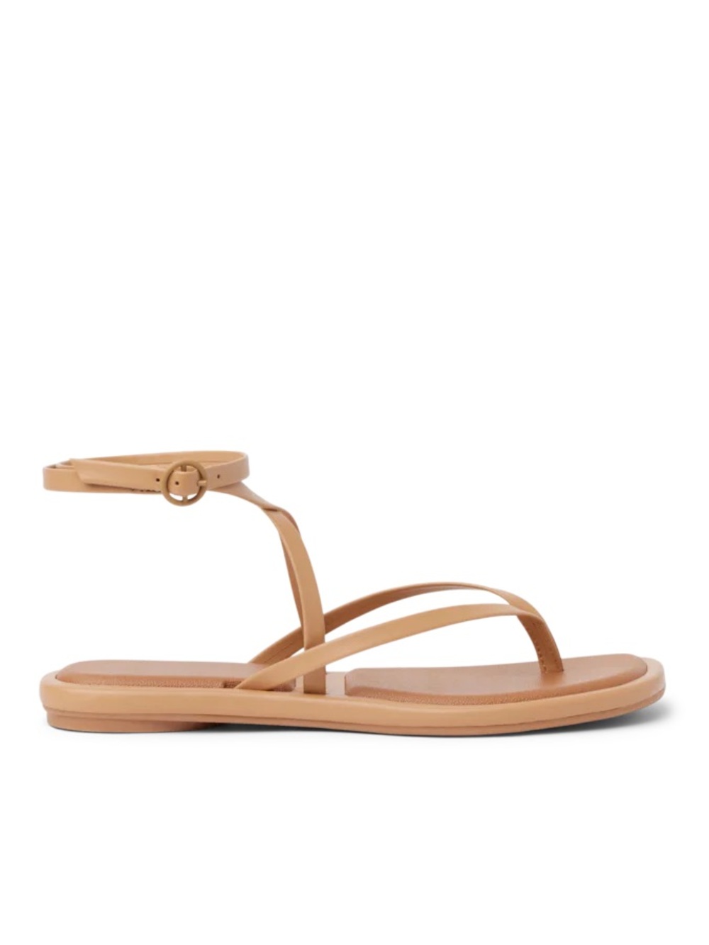 Reef Women's Tan Strappy Ankle Wrap Sandals - Picture 6 of 6